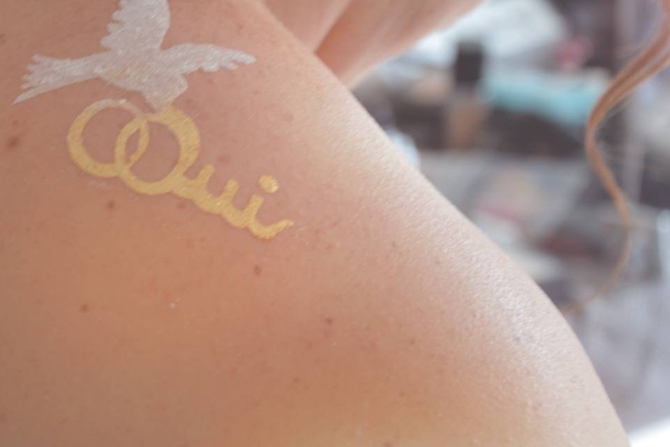 Tatouage pailleté