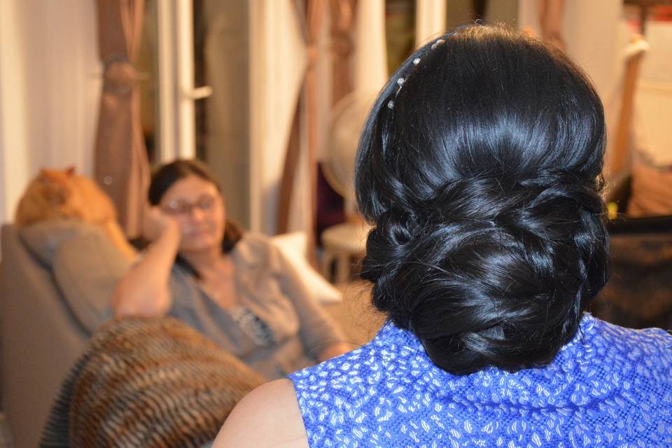 Chignon invitée