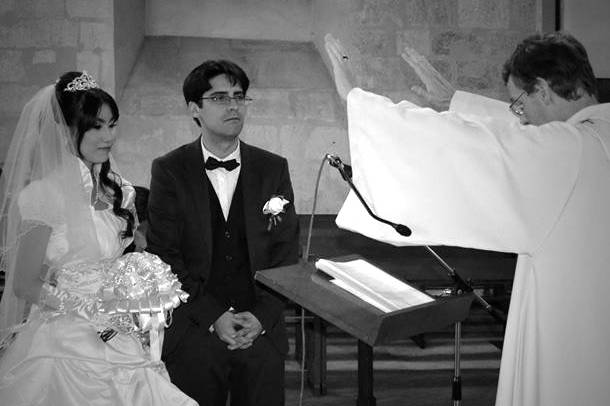 Laure - mariée avant l'église