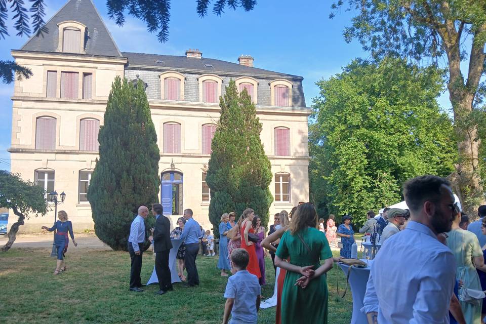 Réception dans le parc