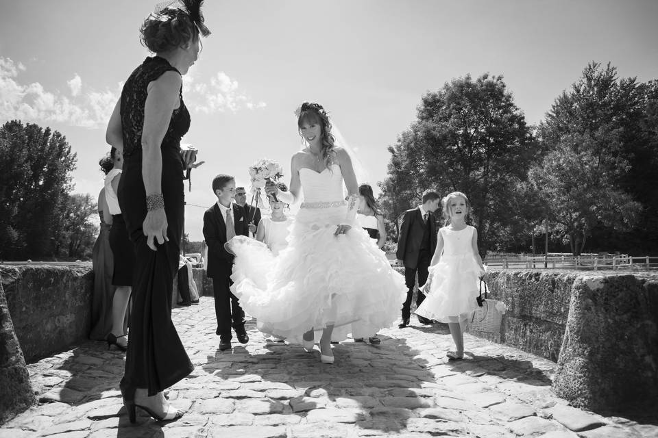 Arrivée de la mariée