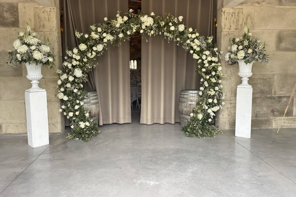 Arche entrée de salle