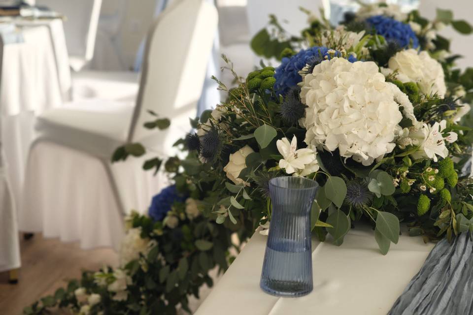 Harmonie blanche et bleue