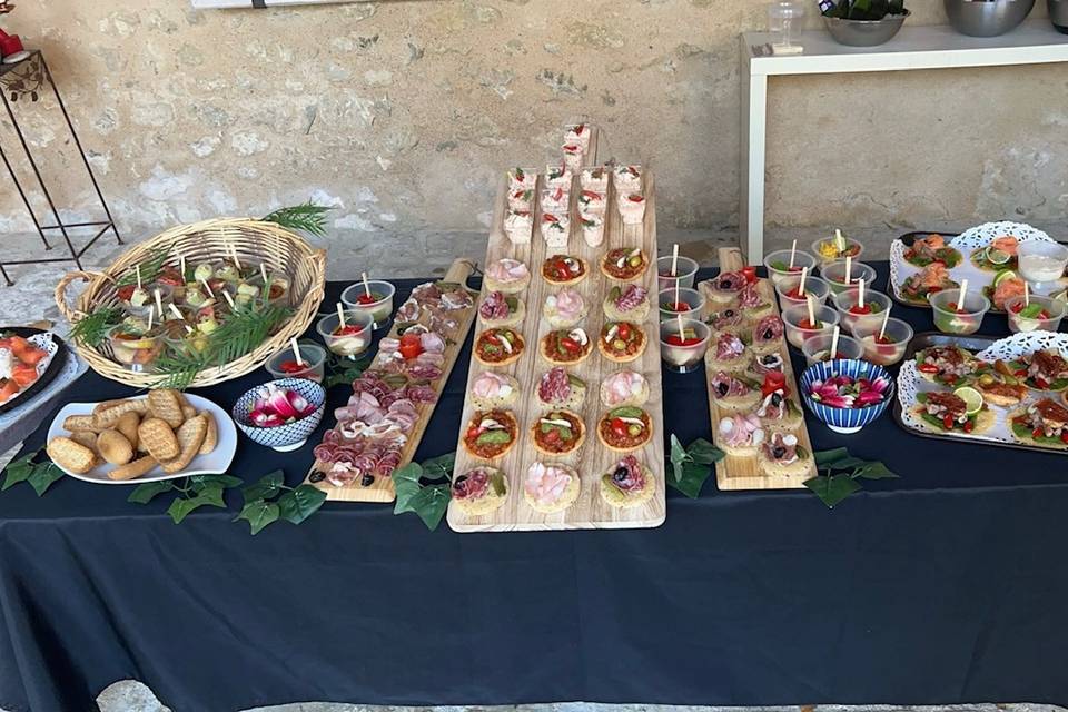 Buffet pièces cocktails