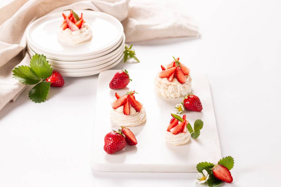 Pavlova Fraises Verveine