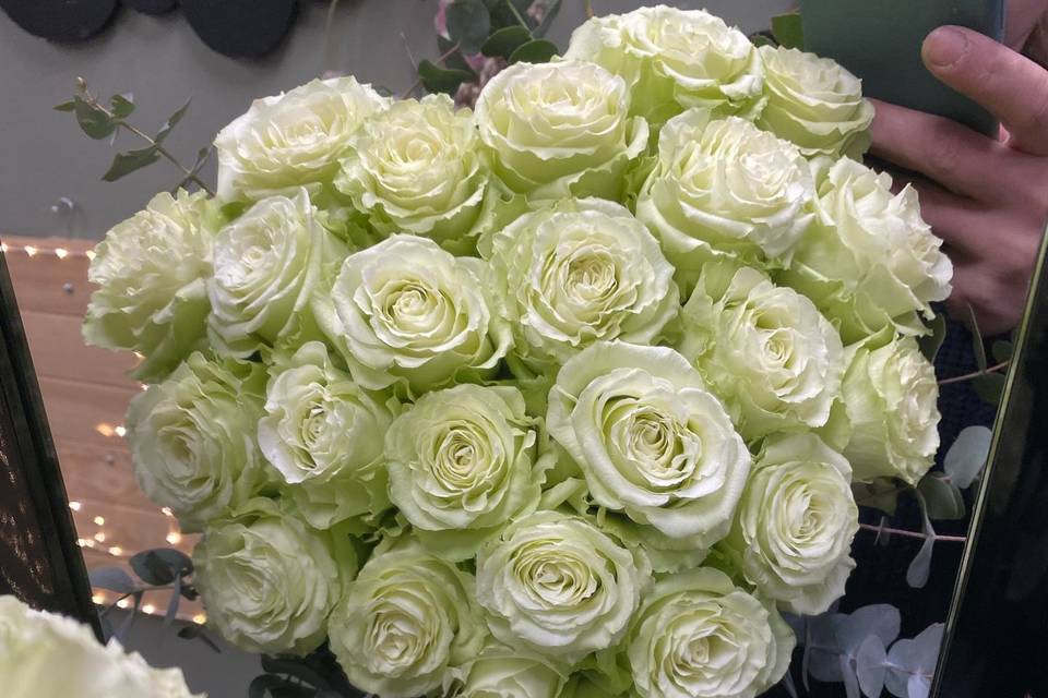 Bouquet forme coeur