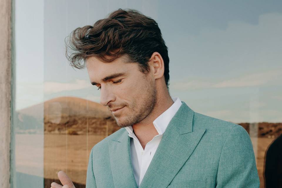 Costume sur mesure croisé