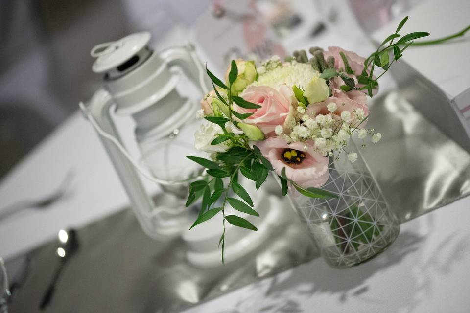 Mariage Blanc, gris, rose