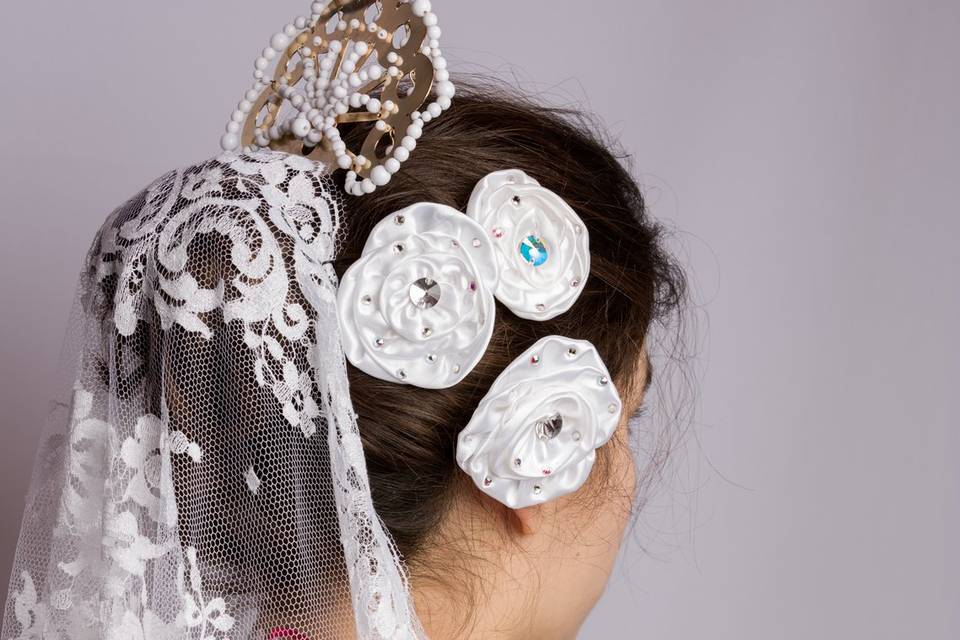 Accessoire cheveux pour mariée Made in France - Chérie et Dandy