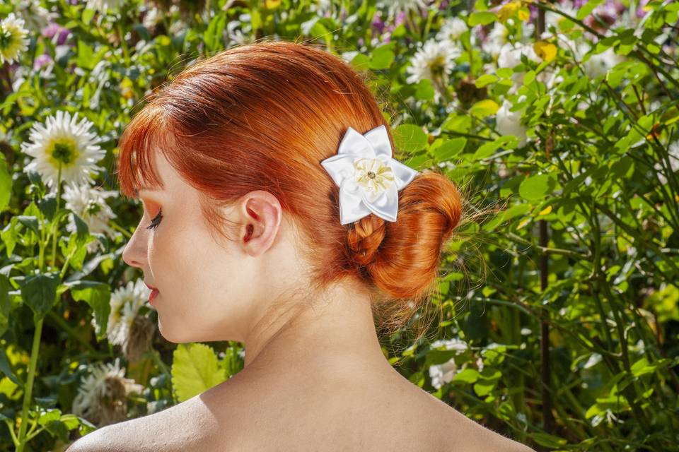 Accessoire pour cheveux à fleurs - Chérie et Dandy