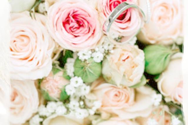 Fleurs et mariée