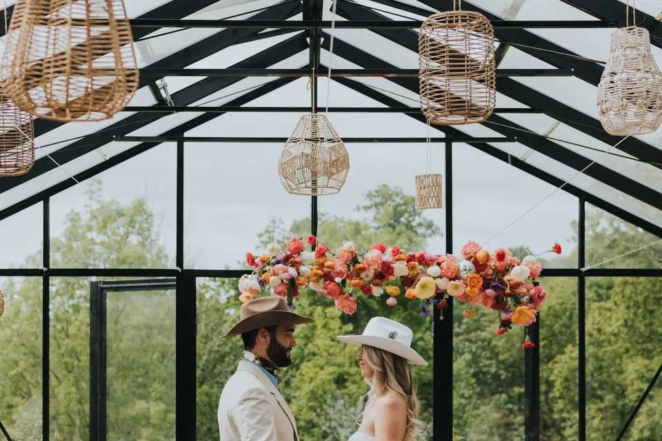 Arche fleurie mariage