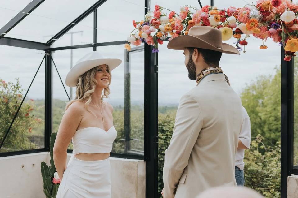 Arche fleurie mariage