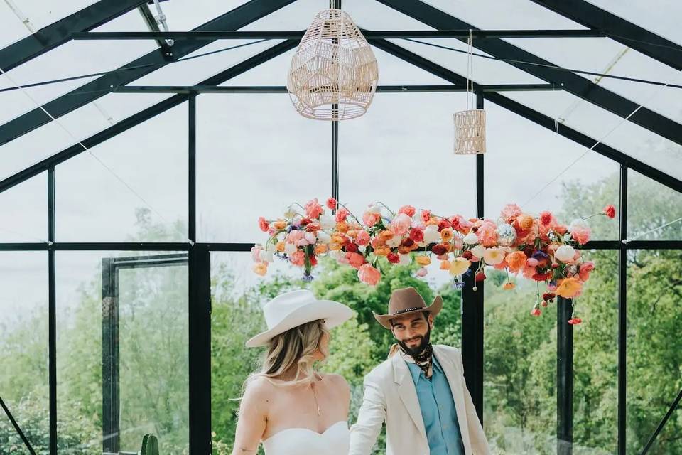Arche fleurie mariage