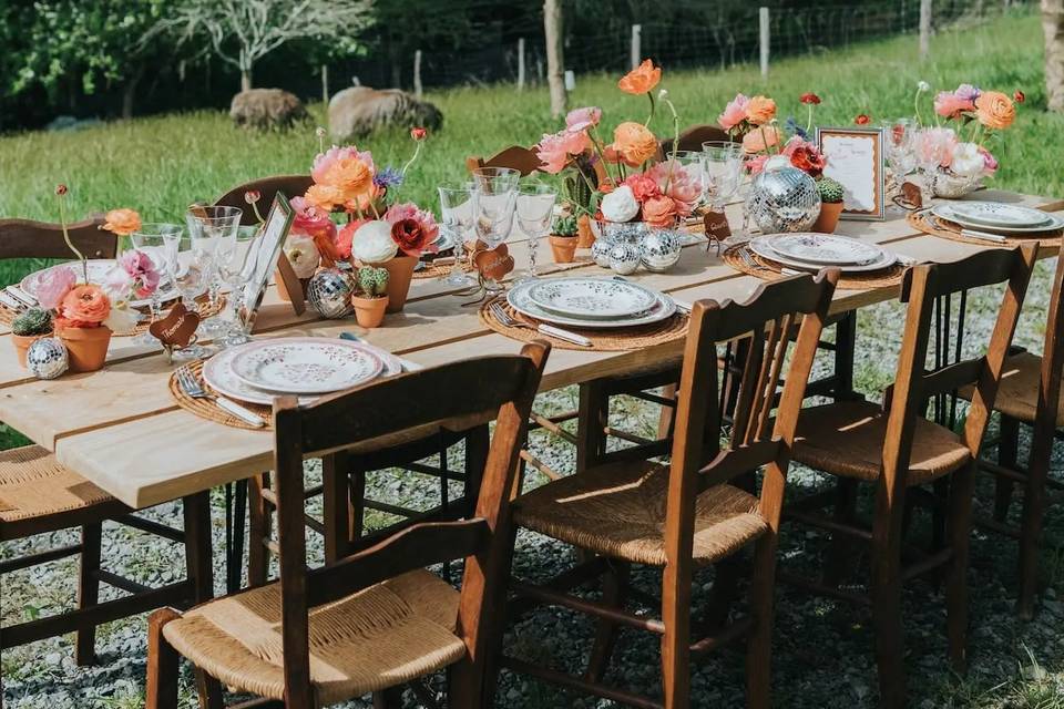 Centre de table mariage