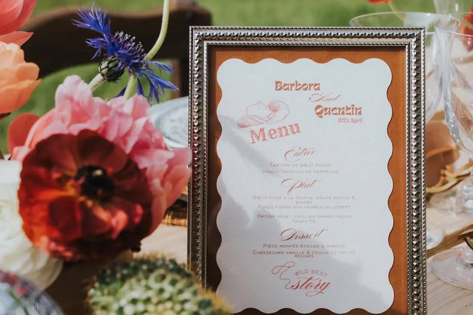 Centre de table mariage