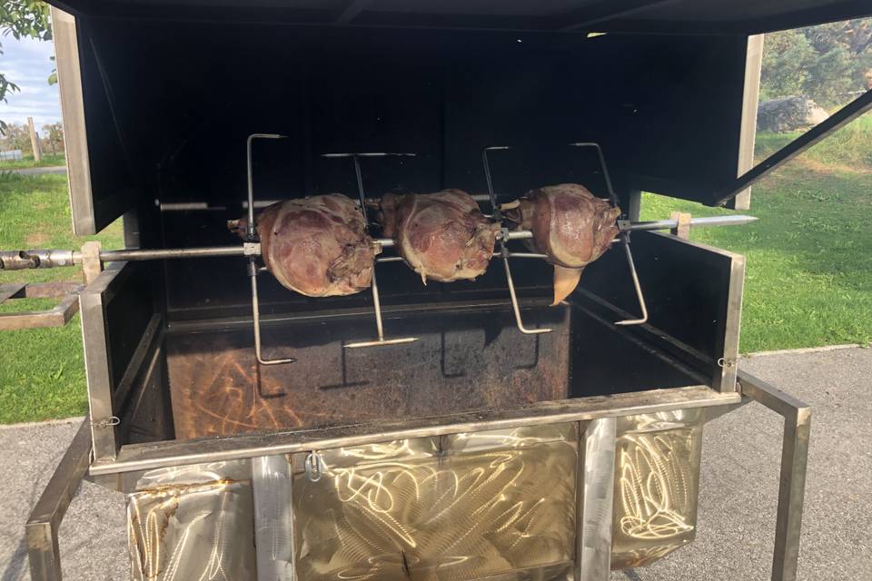 3 jambons de porc