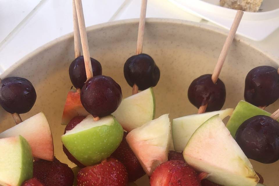 Brochette de fruit frais