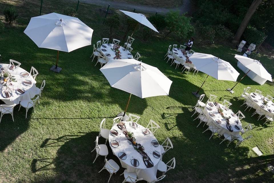 Dînons côté jardin