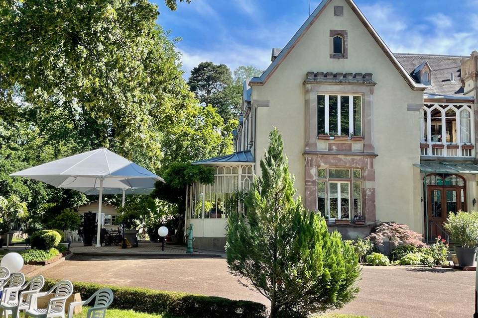 Terrasse ombragée