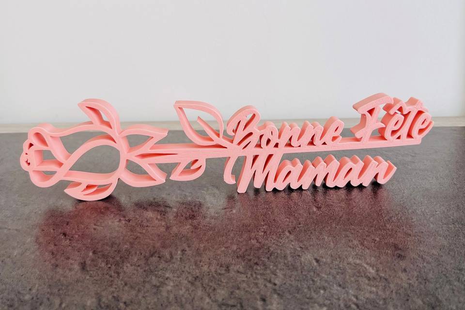 Rose à personnaliser