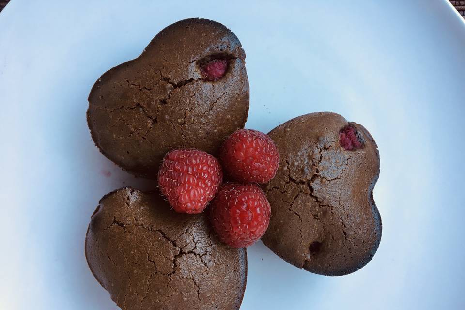 Muffin choco framboise