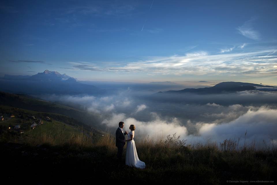 Mariage avec vue