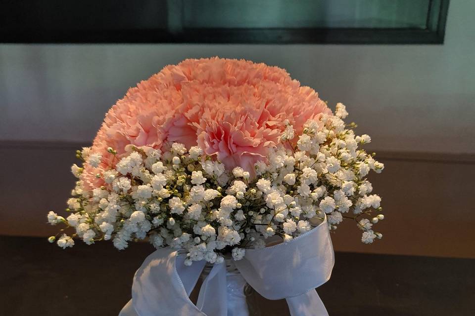 Bouquet de mariée rond