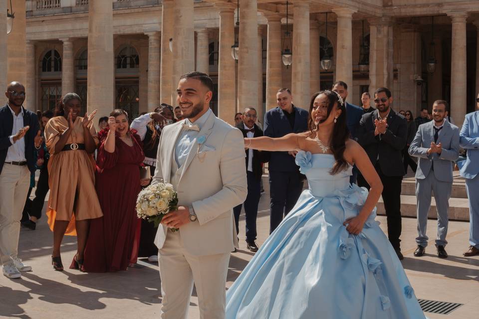 Découverte de la mariée