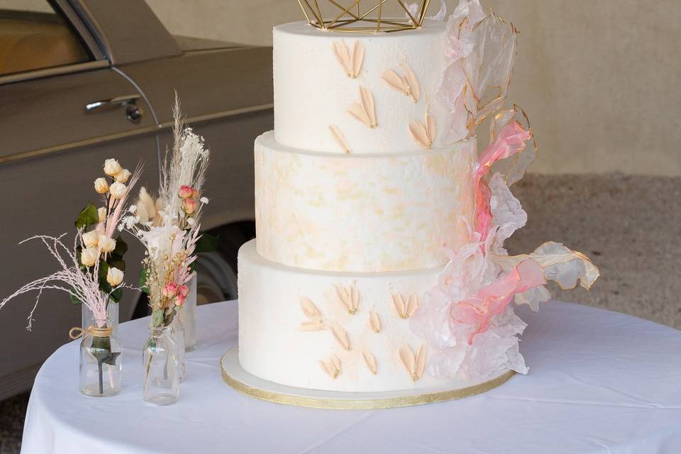 Wedding cake elegance
