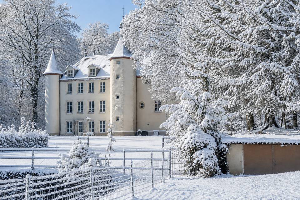 Château en hiver