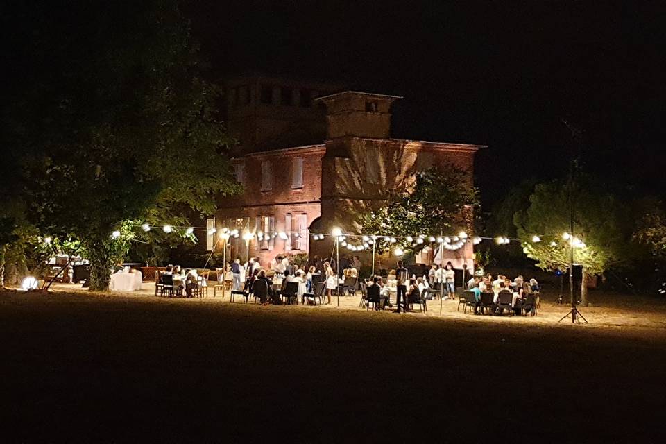 Réception dans le parc