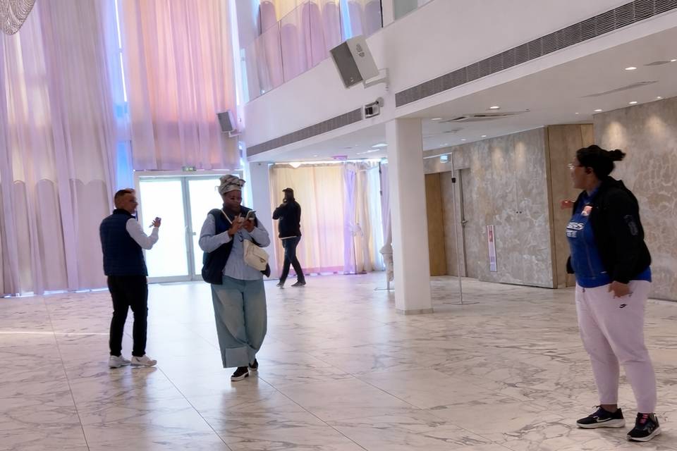Visite salle de réception