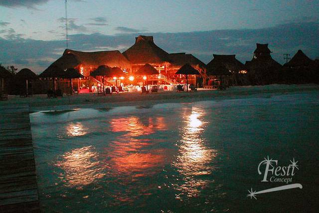 Mariage à Cancun, Mexique