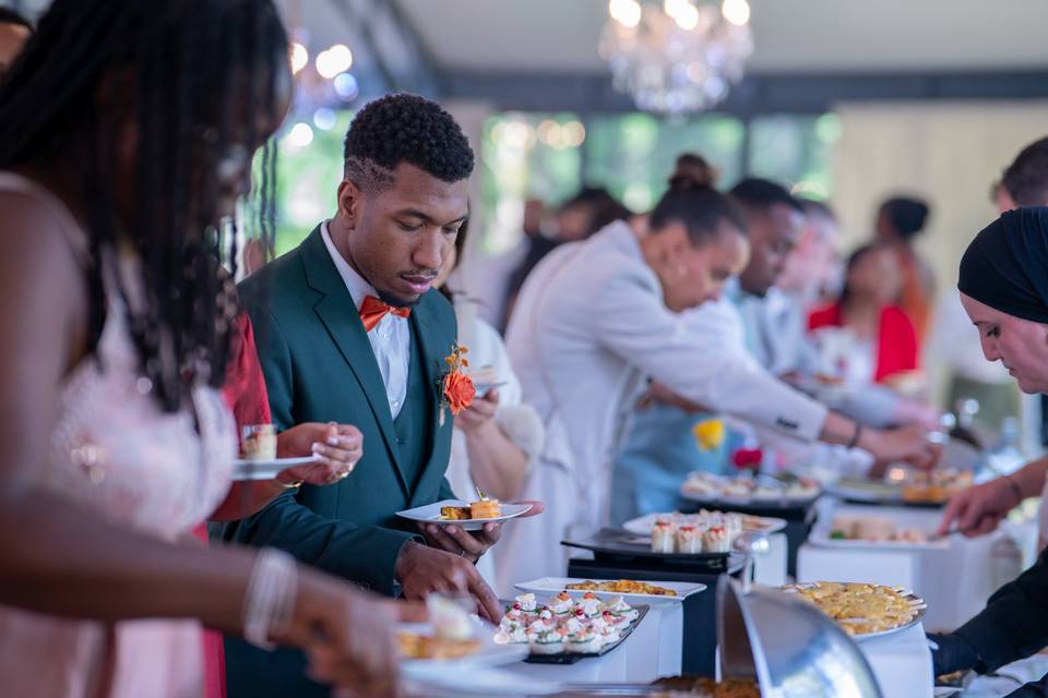 Autour du buffet