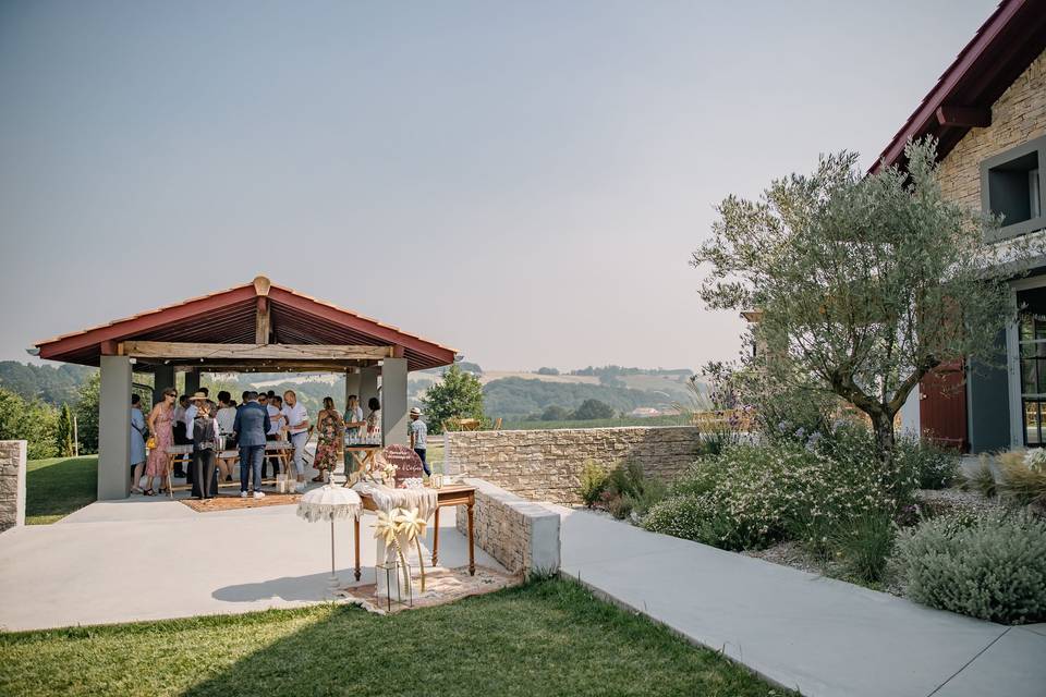 Terrasse couverte