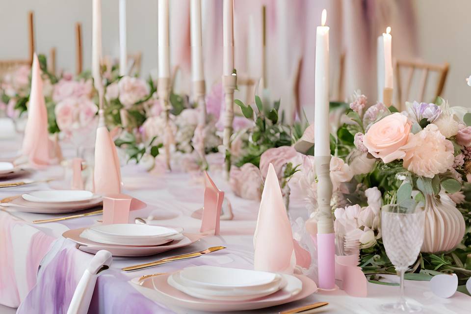Table intérieur Pastel