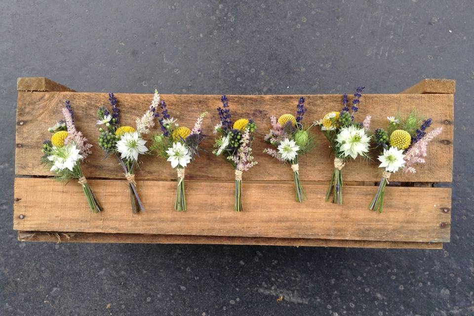 Boutonnière marié