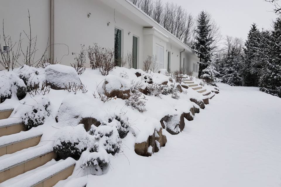 Les Hauts sous la neige