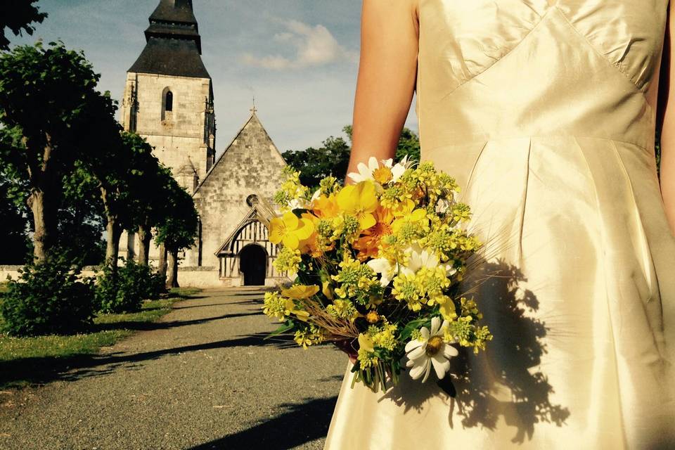 Bouquet de mariée champêtre ja