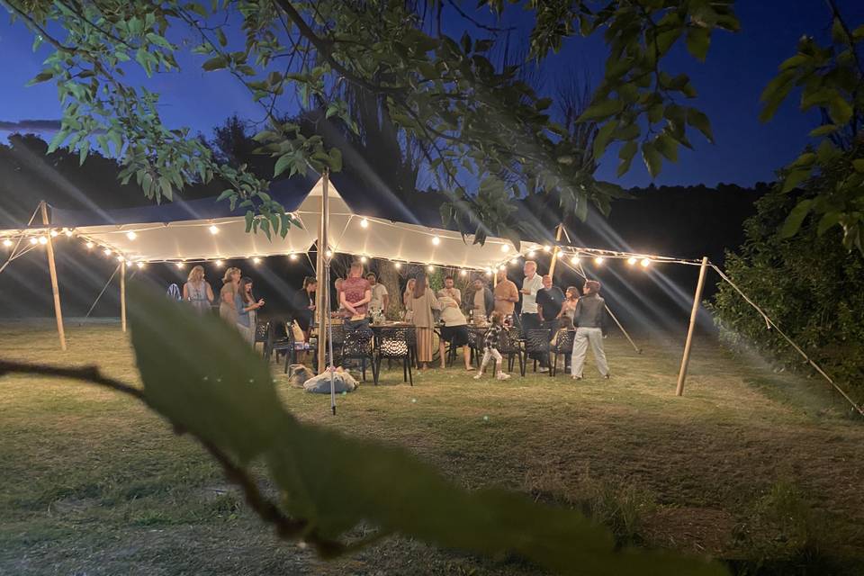 Tente nomade de nuit