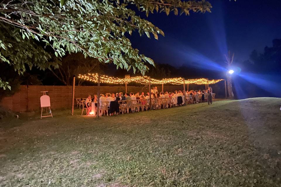 Dîner banquet sous les étoiles
