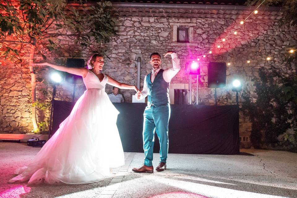 Soirée mariage en extérieur