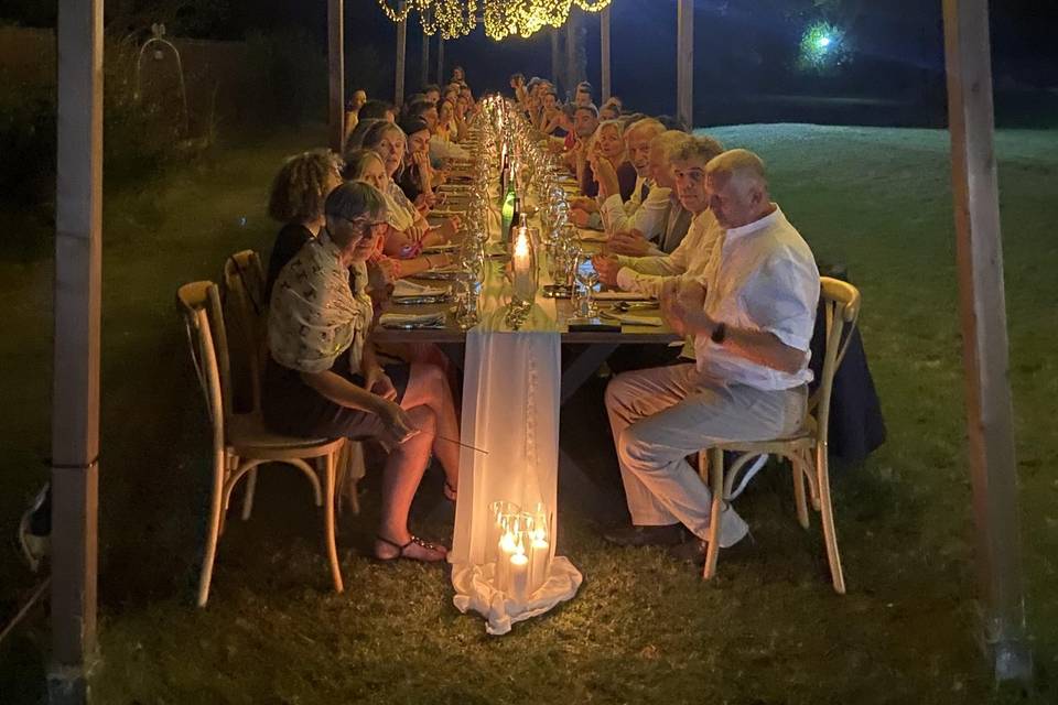 Banquet ciel étoilé