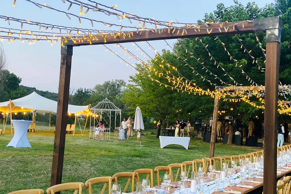 Tente nomade ciel étoilé