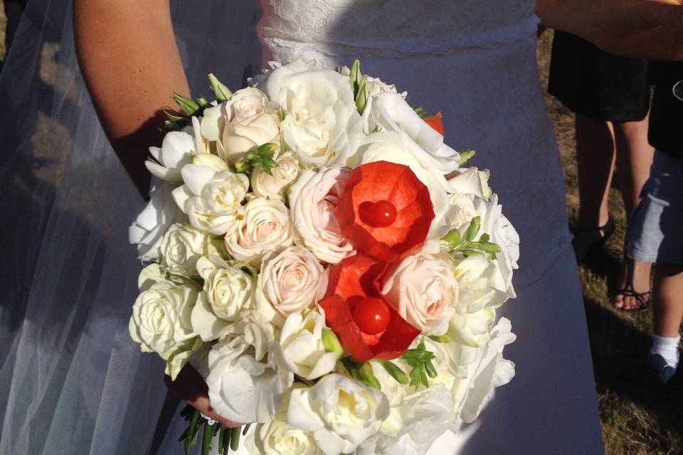 Bouquet de mariée pétillant!