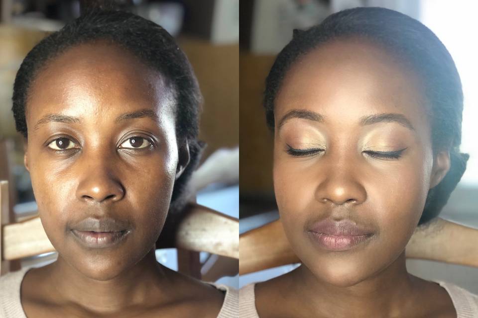 Maquillage mariage lumineux