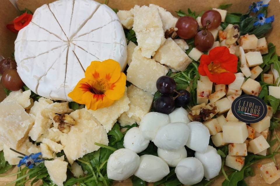 Plateau de fromages italiens