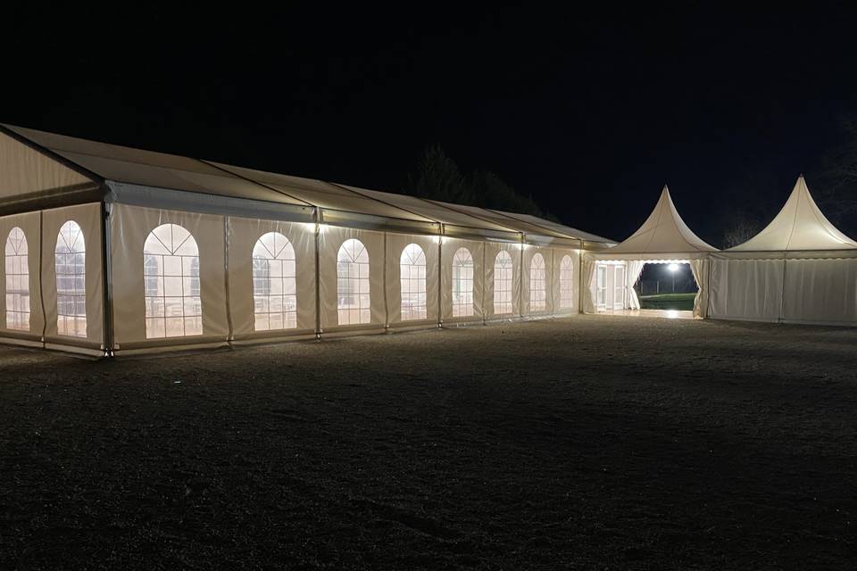 Terrasse du Tivoli la nuit