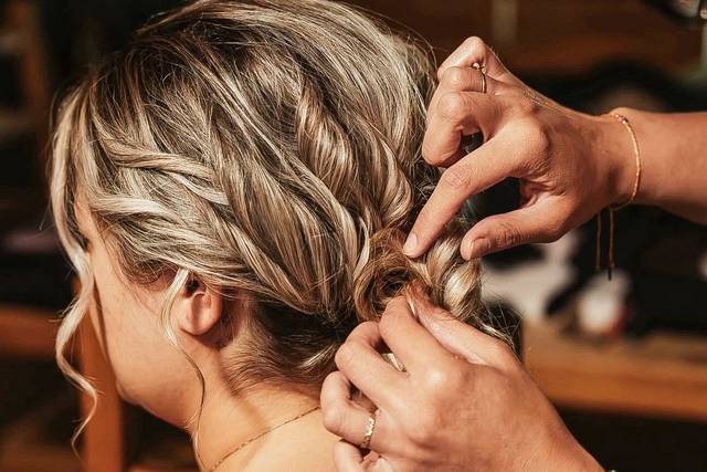 Chignon travaillé